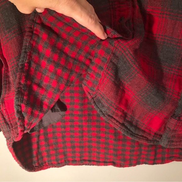 Madewell Plaid Flannel Long Sleeve Button Down Shirt  Small - Picture 7 of 7